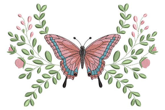 Butterfly with Floral: A Versatile Design for Brands