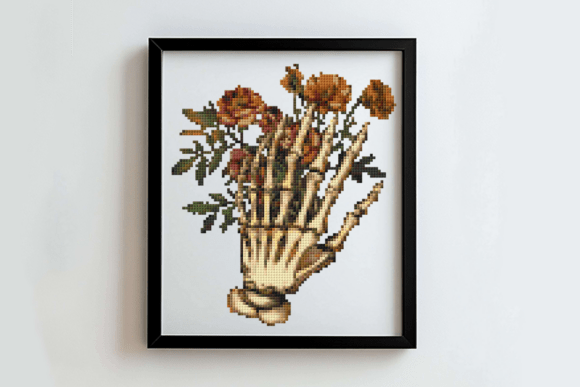 Charming Floral Hand Cross Stitch for Your Next Project