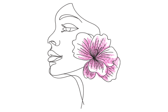 Floral Serenity: A Charming Embroidery Design for Personalized Gifts