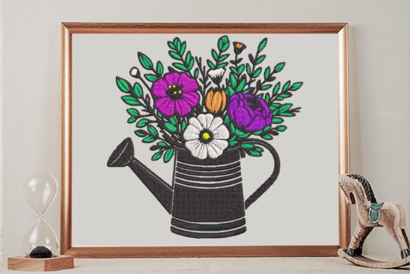 Floral Watering Can: A Whimsical Touch for Gifts
