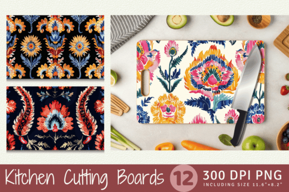 Review: Ikat Embroidery Floral Cutting Boards Su